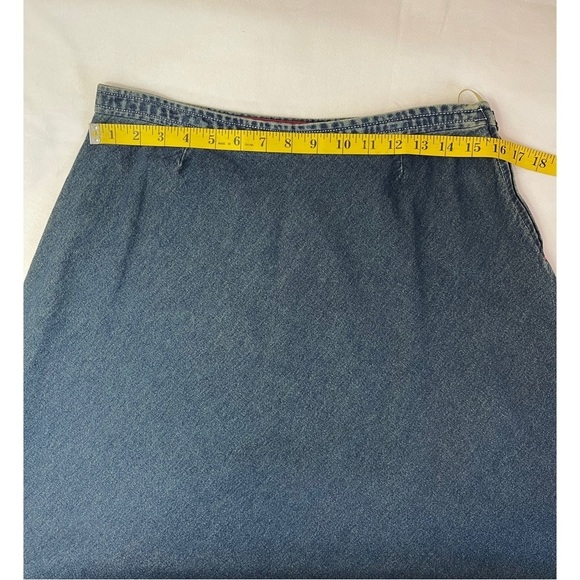 i . e Relaxed Women’s Denim Skirt 100% Cotton Size: 10 Petite - Picture 7 of 8